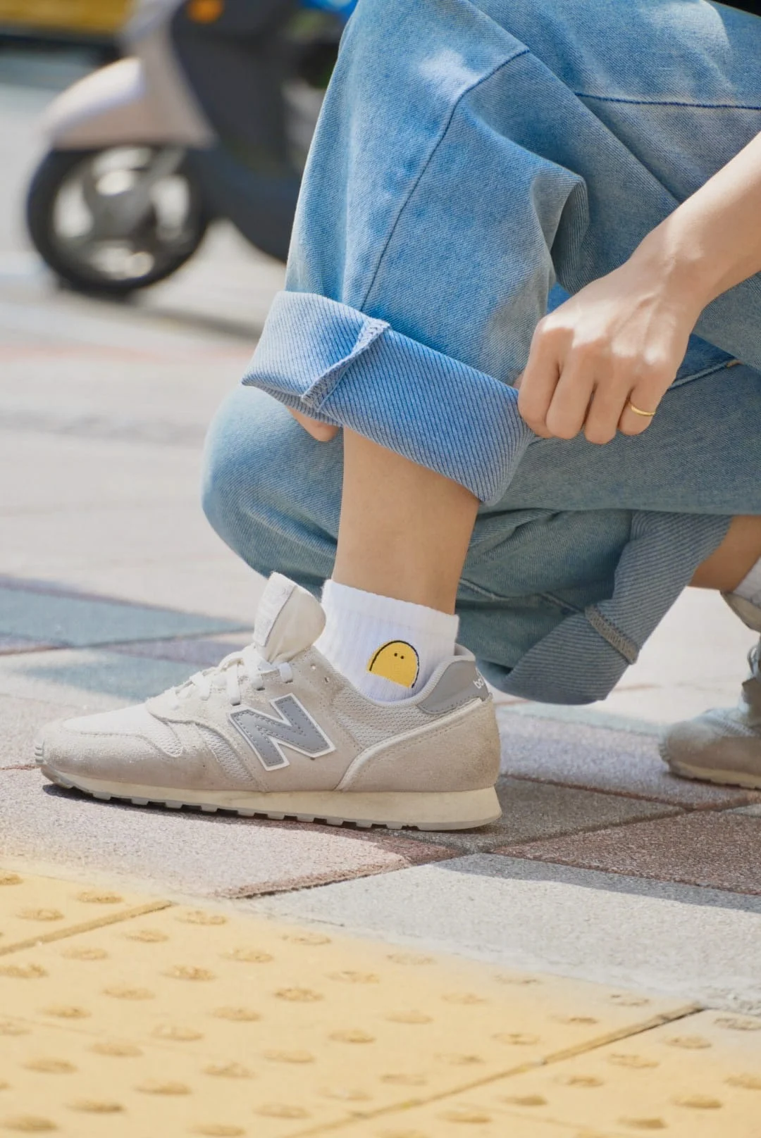 Walk with Yellow｜短筒棉襪
