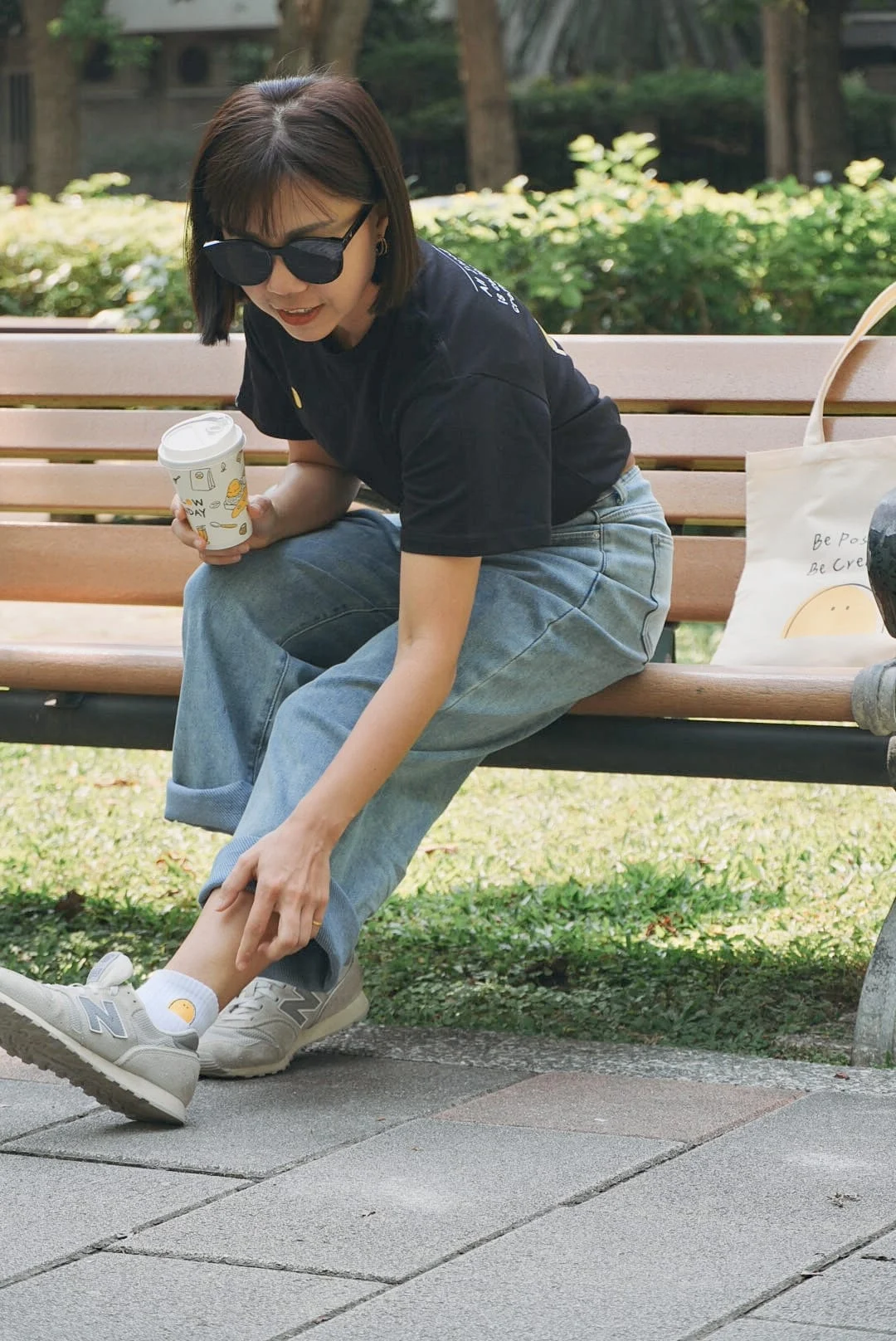 Walk with Yellow|短筒棉襪