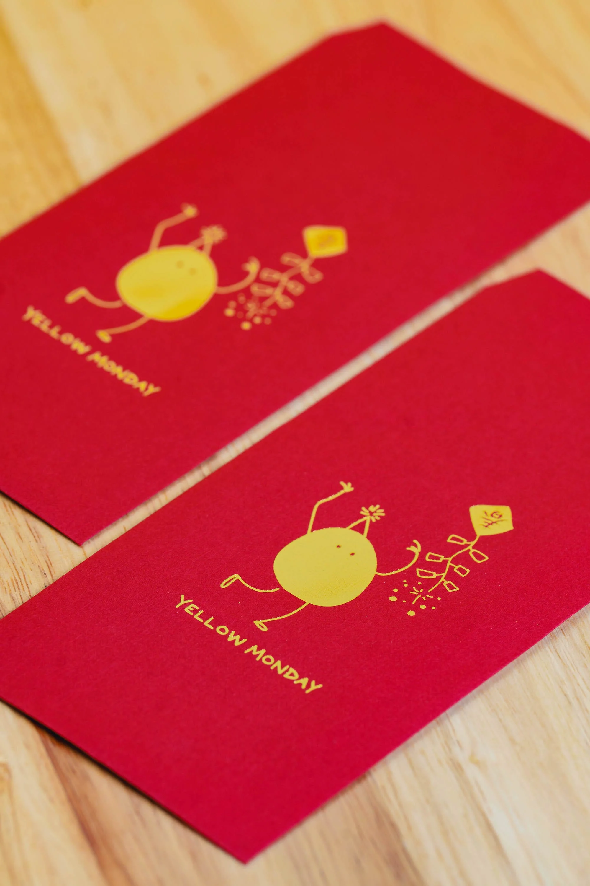 手繪紅包袋 Yellow Monday