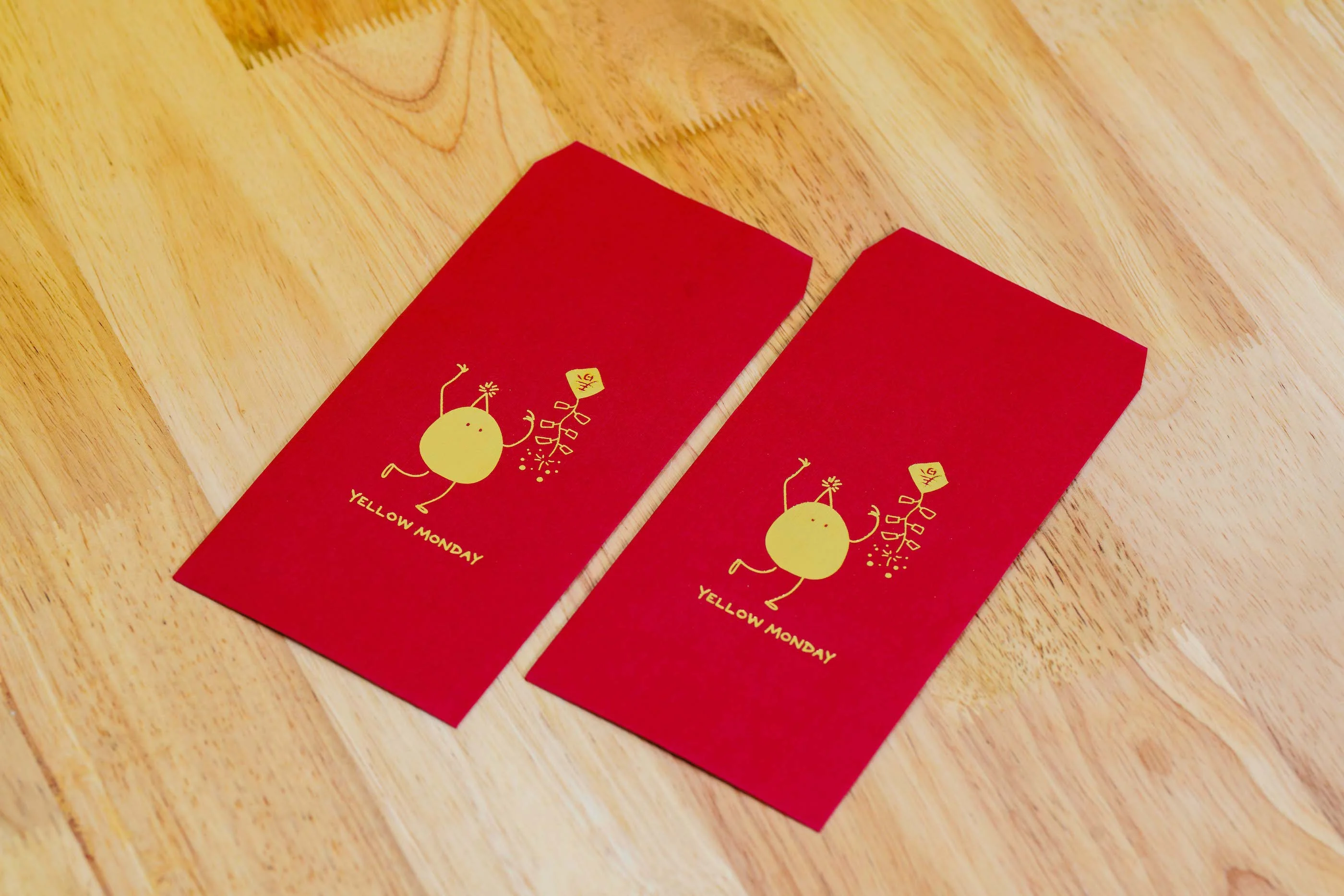 手繪紅包袋 Yellow Monday