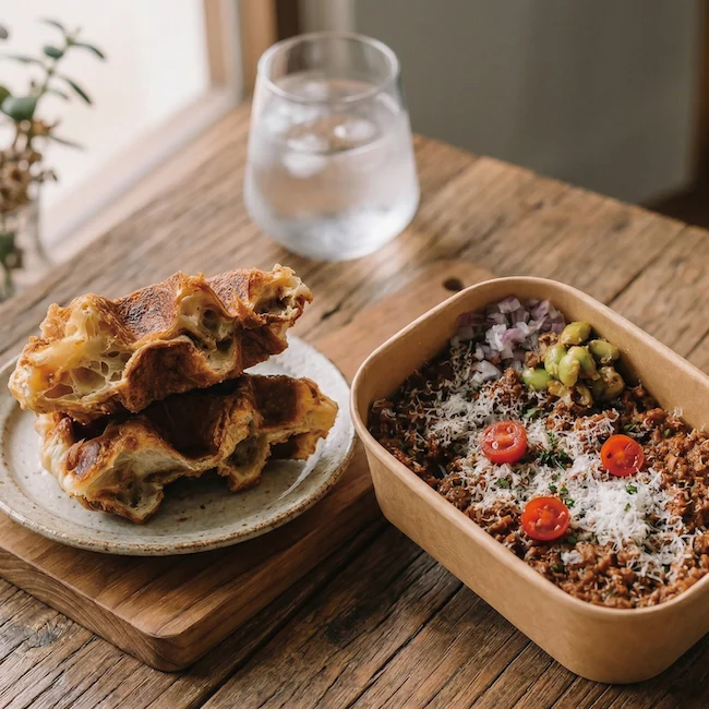 小仺館 x YM 乾咖哩可頌鬆餅 小仺館 x YM 乾咖哩可頌鬆餅